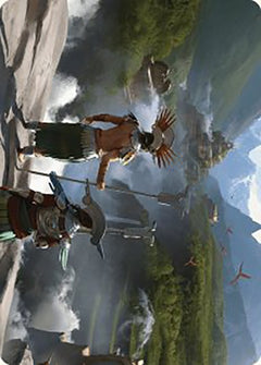 Glimpse the Core Art Card [The Lost Caverns of Ixalan Art Series]-1