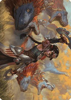 Huatli, Poet of Unity Art Card [The Lost Caverns of Ixalan Art Series]-1