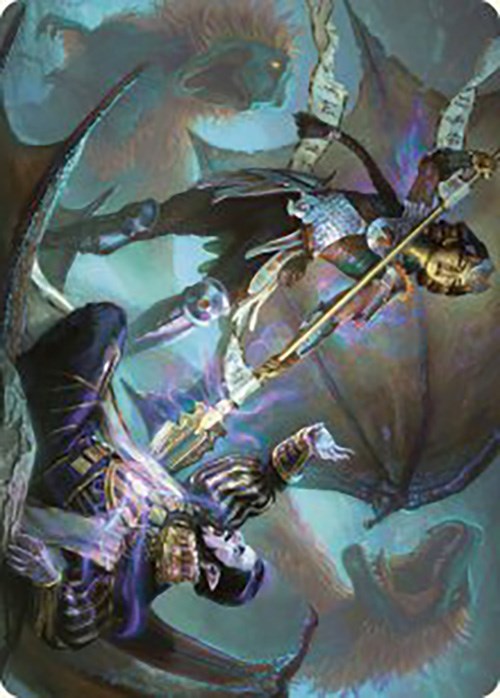 Huatli's Final Strike Art Card [The Lost Caverns of Ixalan Art Series]-1