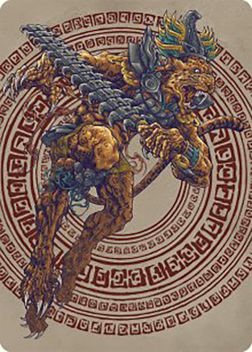 Sovereign Okinec Ahau Art Card [The Lost Caverns of Ixalan Art Series]-2