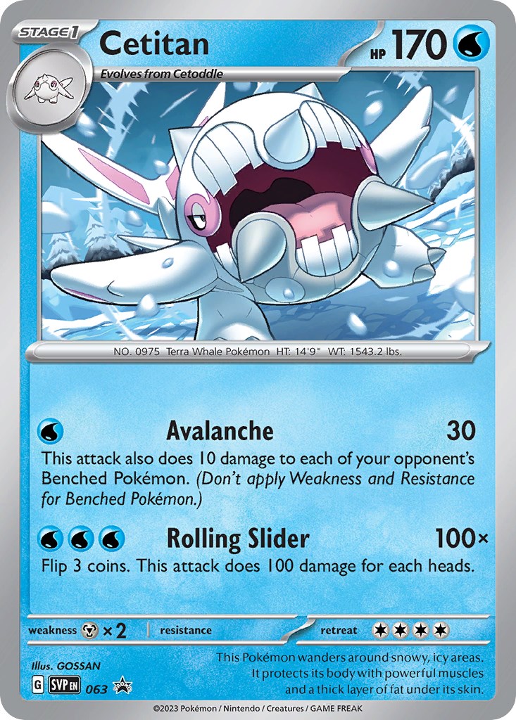 Cetitan (063) [Scarlet & Violet: Black Star Promos]-1