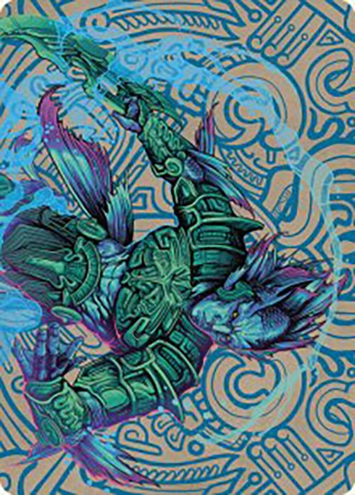 Hakbal of the Surging Soul Art Card [The Lost Caverns of Ixalan Art Series]-1