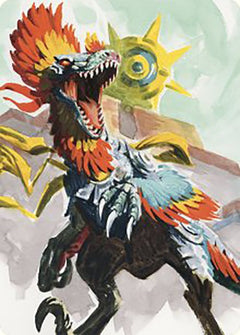 Pantlaza, Sun-Favored Art Card [The Lost Caverns of Ixalan Art Series]-1