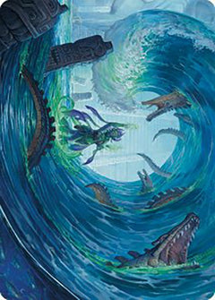 Wave Goodbye Art Card [The Lost Caverns of Ixalan Art Series]-1