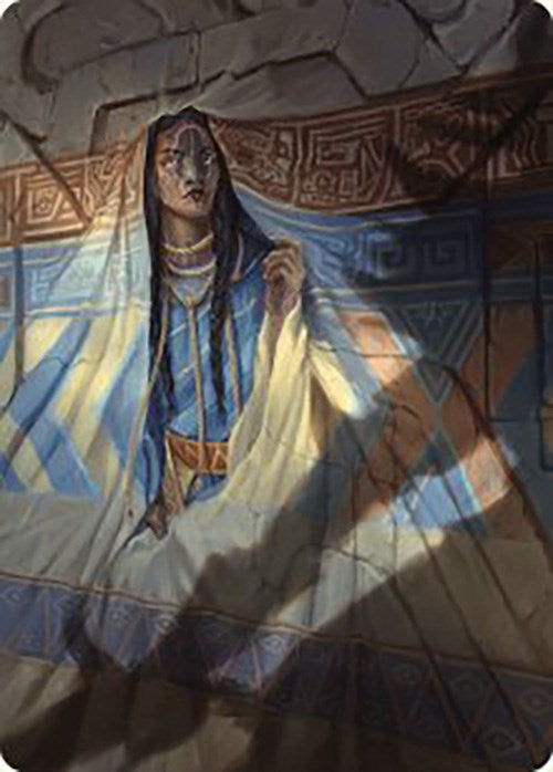 Whispersilk Cloak Art Card [The Lost Caverns of Ixalan Art Series]-1