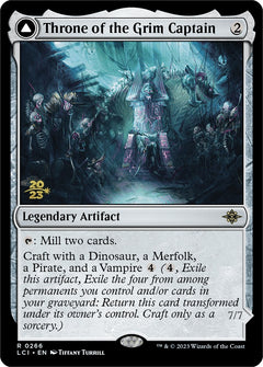 Throne of the Grim Captain // The Grim Captain [The Lost Caverns of Ixalan Prerelease Cards]-1