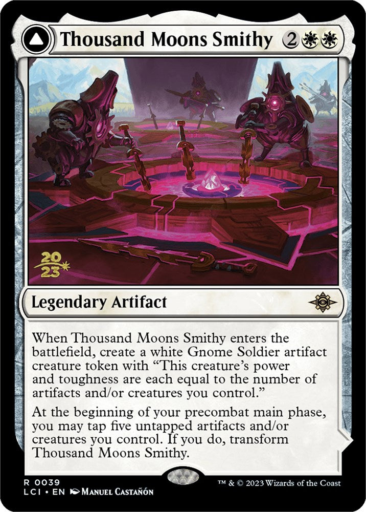 Thousand Moons Smithy // Barracks of the Thousand [The Lost Caverns of Ixalan Prerelease Cards]-1