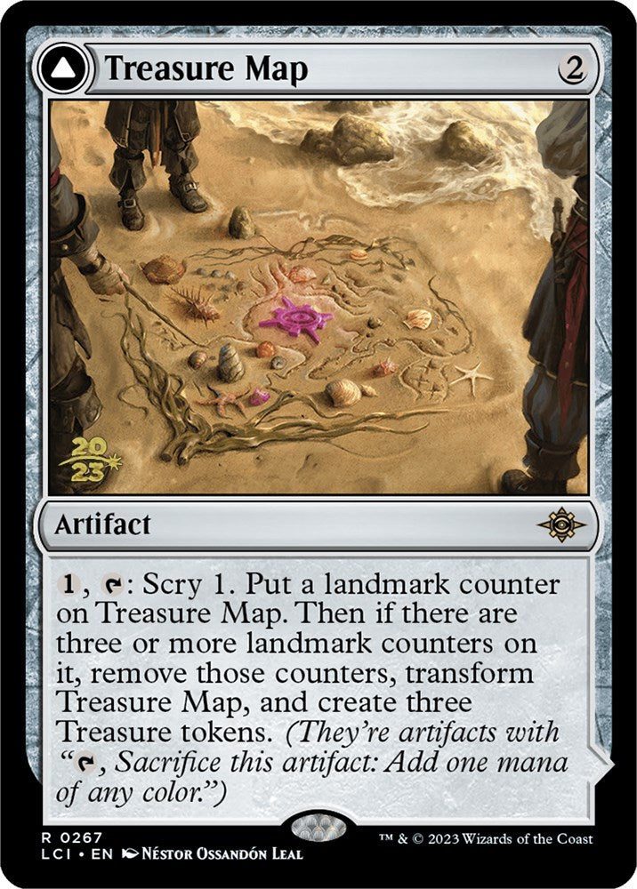 Treasure Map // Treasure Cove [The Lost Caverns of Ixalan Prerelease Cards]-1