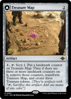 Treasure Map // Treasure Cove [The Lost Caverns of Ixalan Prerelease Cards]-1