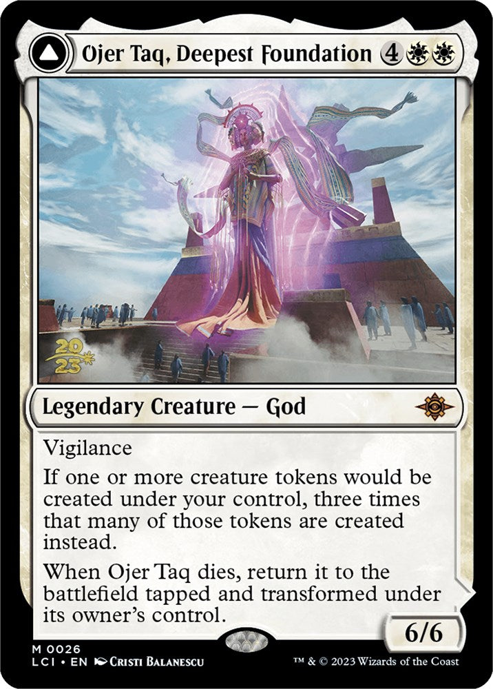 Ojer Taq, Deepest Foundation // Temple of Civilization [The Lost Caverns of Ixalan Prerelease Cards]-1