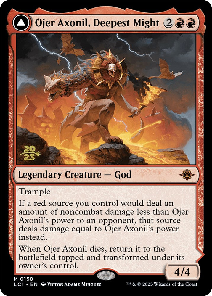 Ojer Axonil, Deepest Might [The Lost Caverns of Ixalan Prerelease Cards]-1