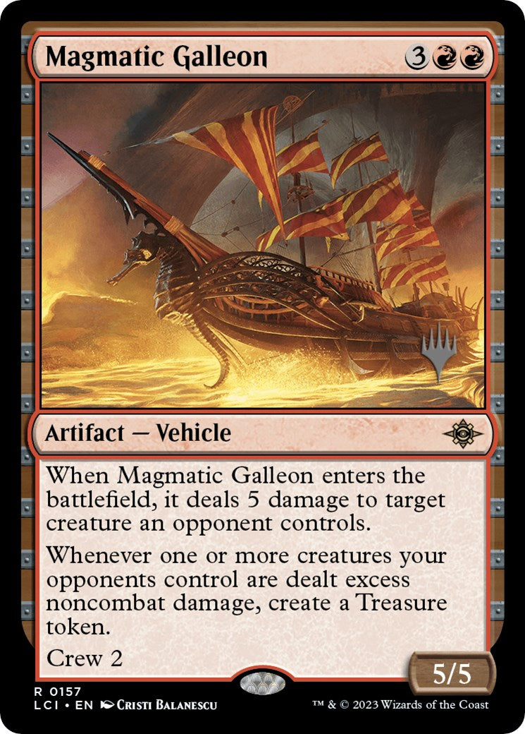 Magmatic Galleon (Promo Pack) [The Lost Caverns of Ixalan Promos]-2