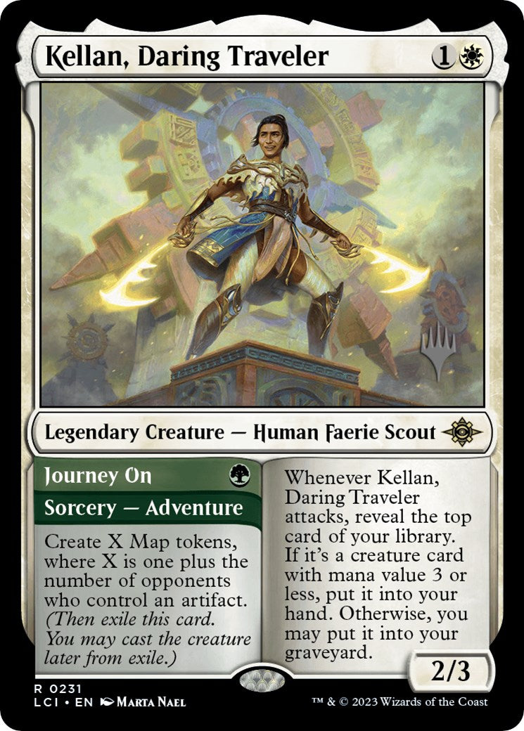 Kellan, Daring Traveler (Promo Pack) [The Lost Caverns of Ixalan Promos]-2