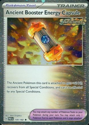 Ancient Booster Energy Capsule (159/182) (Cosmos Holo) [Scarlet & Violet: Paradox Rift]-1