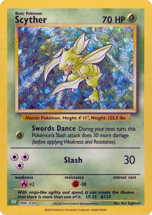 Scyther [Trading Card Game Classic]-1