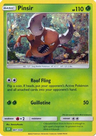 Pinsir [Trading Card Game Classic]-1