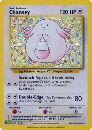 Chansey [Trading Card Game Classic]-1
