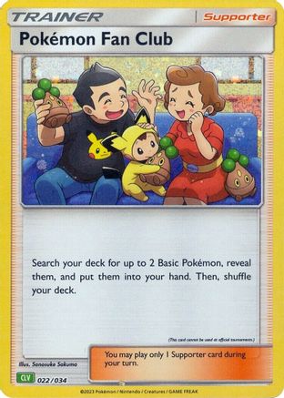 Pokemon Fan Club (CLV) [Trading Card Game Classic]-1