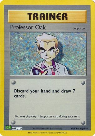 Professor Oak (CLV) [Trading Card Game Classic]-1