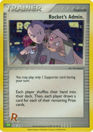Rocket's Admin. (CLV) [Trading Card Game Classic]-1