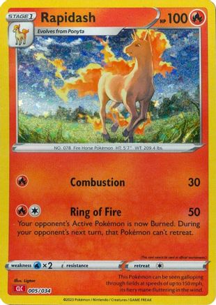 Rapidash [Trading Card Game Classic]-1