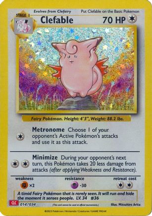 Clefable [Trading Card Game Classic]-1