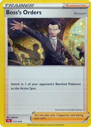 Boss's Orders (CLC) [Trading Card Game Classic]-1