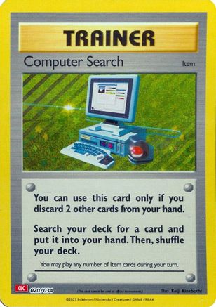 Computer Search (CLC) [Trading Card Game Classic]-1
