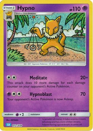 Hypno [Trading Card Game Classic]-1