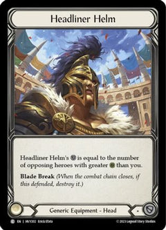 Headliner Helm [HVY202] (Heavy Hitters)  Cold Foil-1
