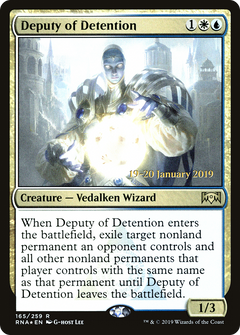Deputy of Detention [Ravnica Allegiance Prerelease Promos]-1