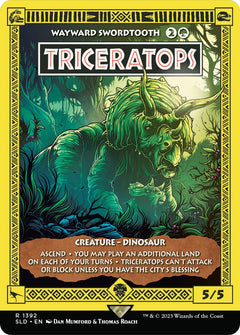 Triceratops - Wayward Swordtooth [Secret Lair Drop Series]-1