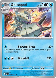 Golisopod (049/182) (Build & Battle Box) [Scarlet & Violet: Paradox Rift]-1