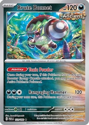 Brute Bonnet (123/182) (Cosmos Holo) [Scarlet & Violet: Paradox Rift]-1