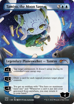 Tamiyo, the Moon Sage (Borderless) [Secret Lair Drop Series]-1
