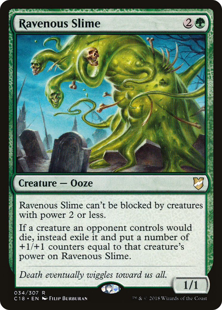 Ravenous Slime [Commander 2018]-1