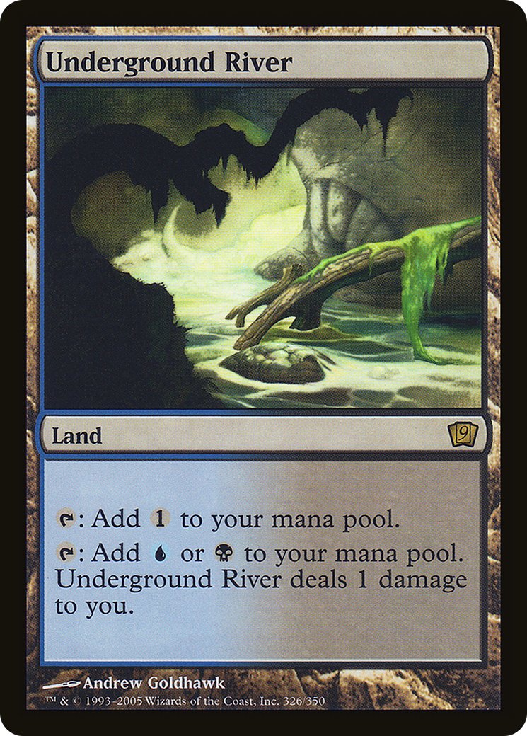Underground River (9ED-326) - 9th Edition Foil-1