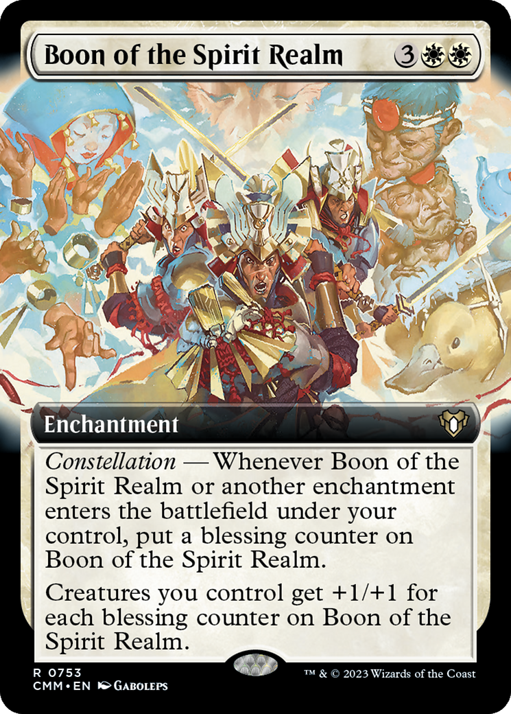 Boon of the Spirit Realm (Extended Art) [Commander Masters]-1