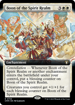 Boon of the Spirit Realm (Extended Art) [Commander Masters]-1