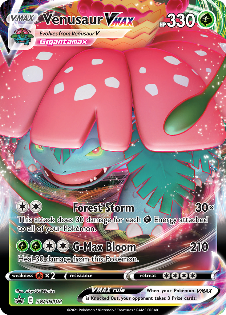 Venusaur VMAX (SWSH102) [Sword & Shield: Black Star Promos]-1