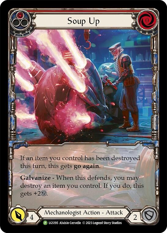 Soup Up (Red) [LGS195] (Promo)  Rainbow Foil-1