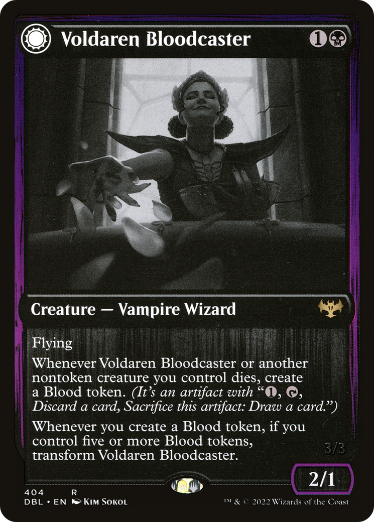Voldaren Bloodcaster (DBL-404) - Innistrad: Double Feature: (Double Faced Transform)-3