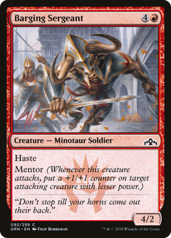 Barging Sergeant [Guilds of Ravnica]-1