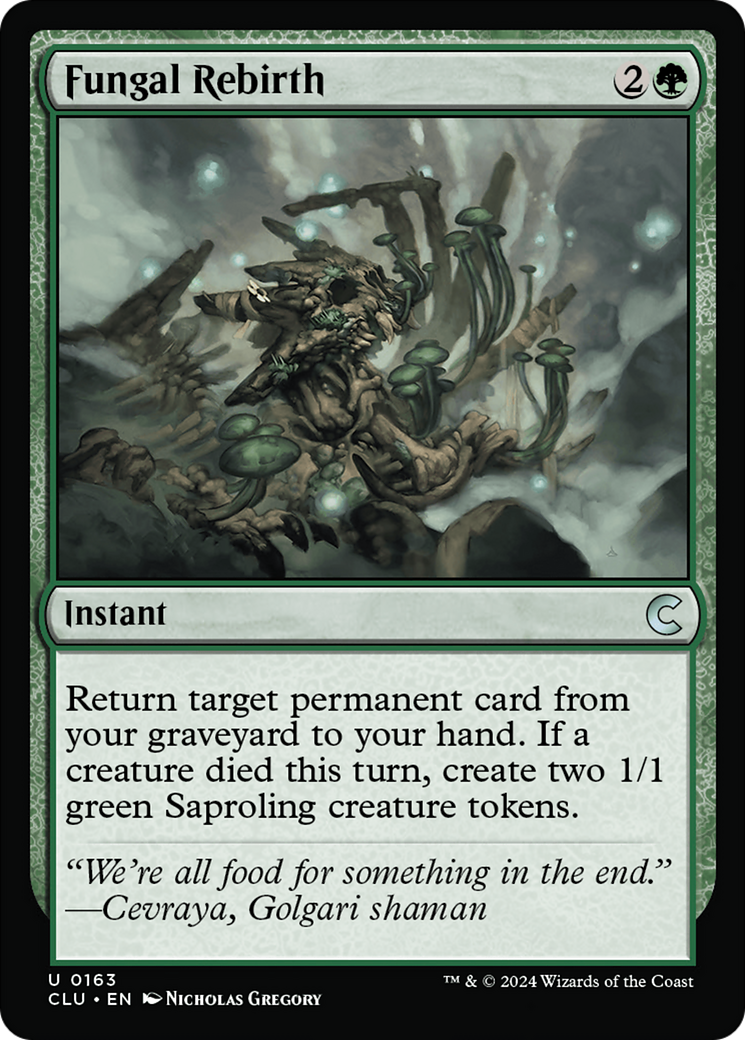 Fungal Rebirth [Ravnica: Clue Edition]-1
