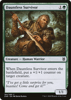 Dauntless Survivor [Zendikar Rising]-1