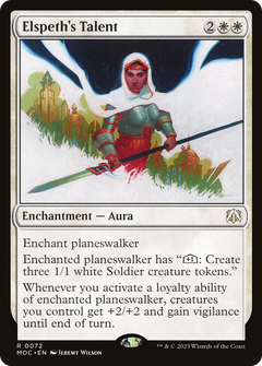 Elspeth's Talent [March of the Machine Commander]-1
