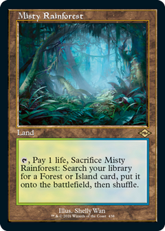 Misty Rainforest (Retro Foil Etched) [Modern Horizons 2]-1