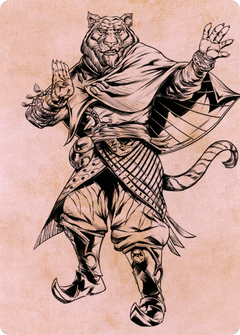 Mahadi, Emporium Master // Mahadi, Emporium Master (ACLB-070) - Battle for Baldur's Gate Art Series (Borderless) Foil-3