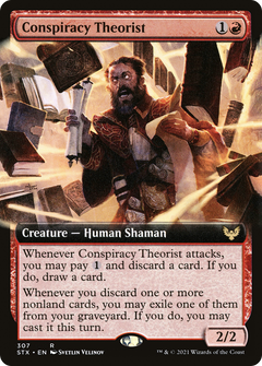 Conspiracy Theorist (Extended Art) [Strixhaven: School of Mages]-1