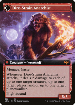 Volatile Arsonist (Extended Art) (VOW-382) - Innistrad: Crimson Vow: (Extended Art, Double Faced Transform) Foil-2